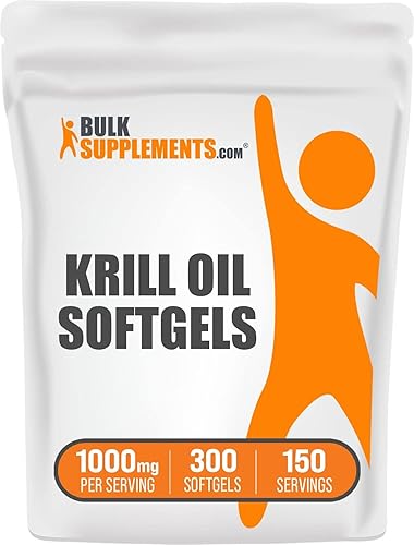 Gel suave de aceite de krill puro Bulksupplements 500 mg 1