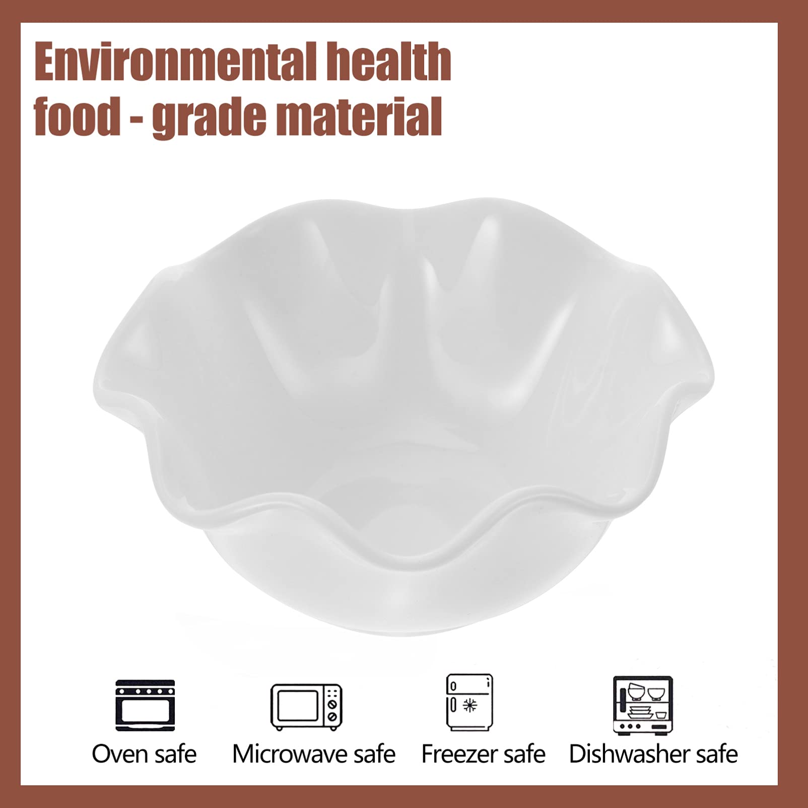 4 szt. Zestaw sosjerek Kwiat Ceramiczne talerze na przystawki Naczynia degustacyjne Miski do zanurzania Mini kształt kwiatu Spodek Miska Deser Pieczenie Małe ramekiny Przekąska Przyprawa Sałatka Olej