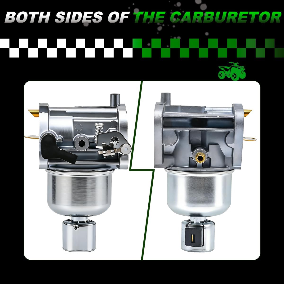 15004-0985 15004-0829 Carburetor Fit for Kawasaki FR651V FS651V FR691V FS691V，for John Deere X320 X324 X380 Husqvarna Z254f Toro SS-5050 SS-5000，Carb With Fuel Pump Air Filter Replace 15004-7063