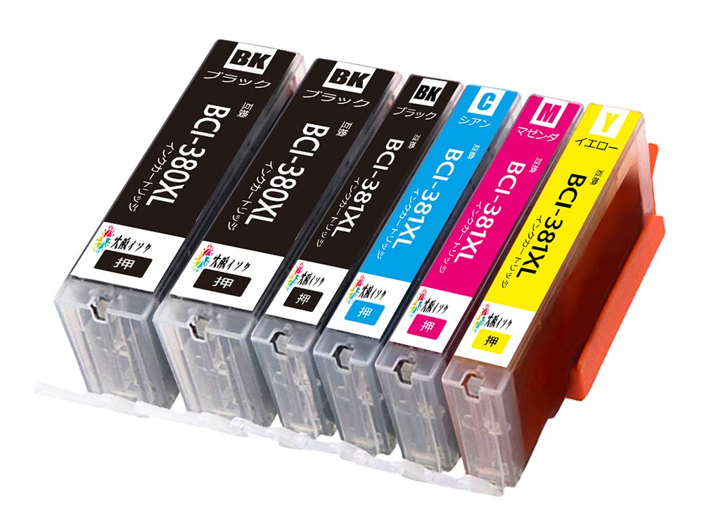 Amazon.co.jp: Canon Ink Cartridge 381 380 XL Canon BCI-381XL (BK/M