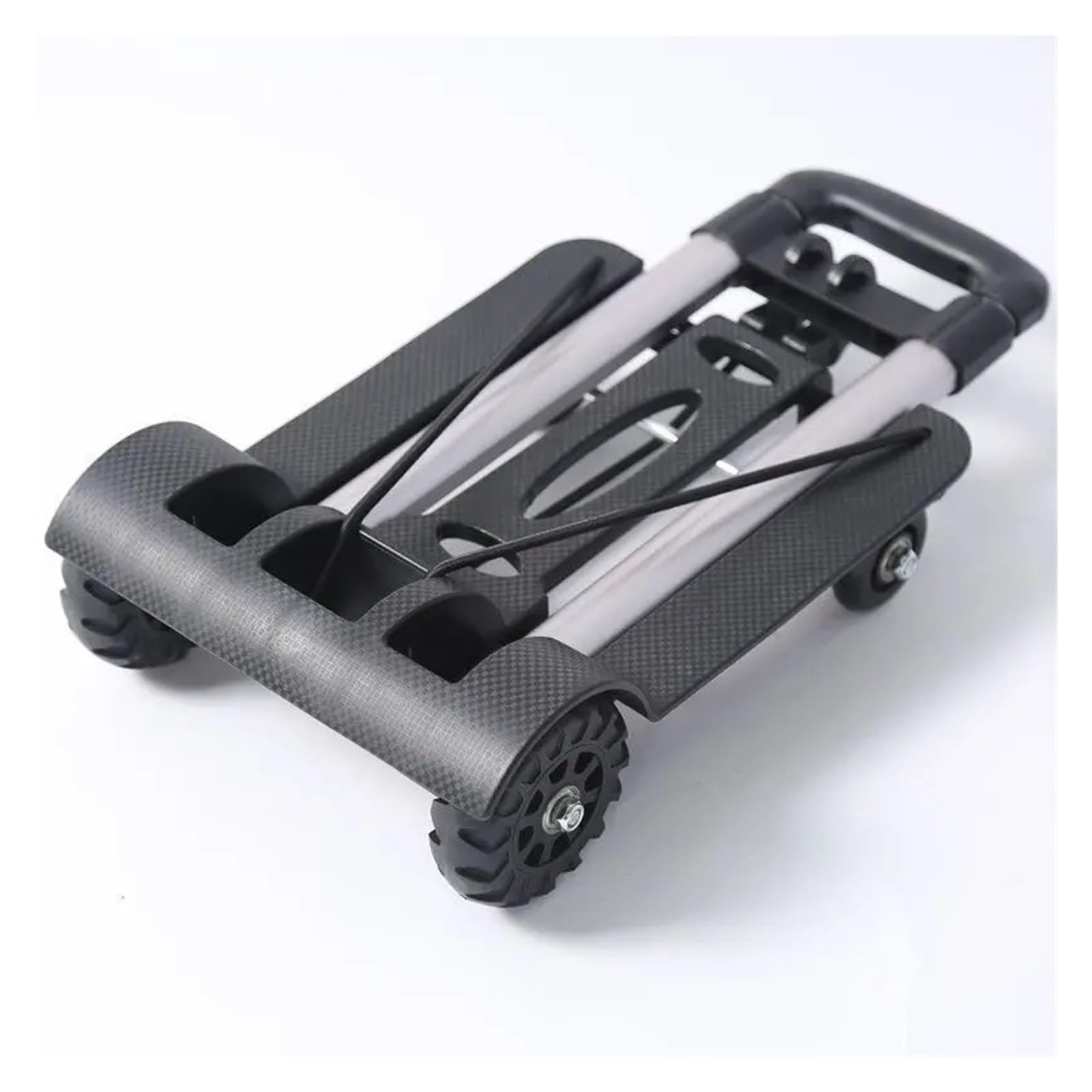 Compatibile con il carrello portatile pieghevole del della spesa ruote silenziose, mercato dei viaggi di campeggio, bagagli(4Wheel 50kg)