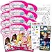 Barbie Imagine Ink Coloring Book Set for Girls, Kids - 12 Pack No-Mess Magic Ink Barbie Coloring Books with Barn Bots Stickers and Beach Kids Door Hanger (Barbie Party Supplies Party Favors Bundle)
