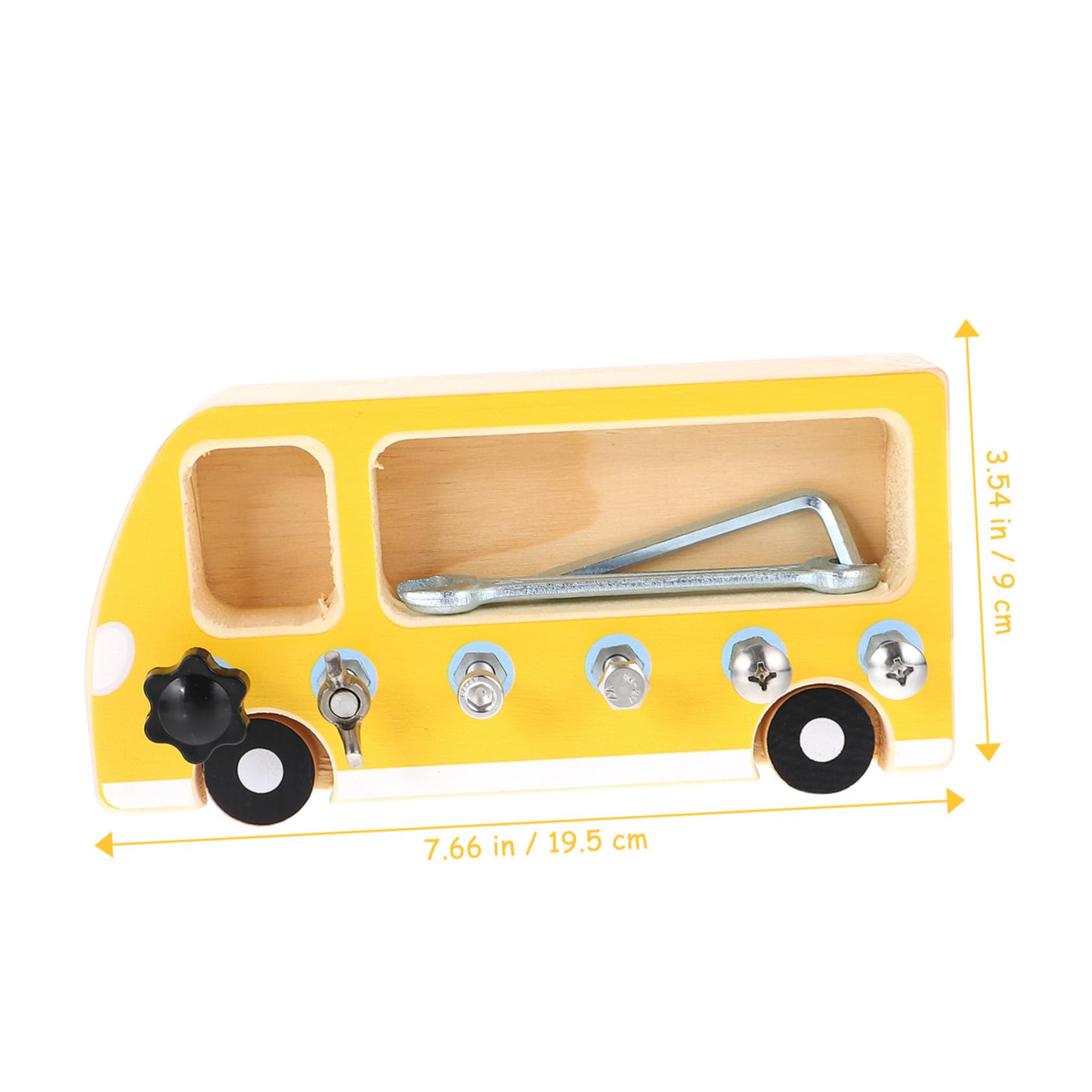 Tablero Montessori de Madera para Educativo de Tuercas y Tornillos Juguete Cognitivo Temprano y Portátil para Interior y Exterior Estimula Habilidades y Aprendizaje Infantil
