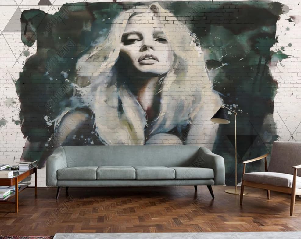 Papier peint intissé fille à la mode grand format 400x280 cm