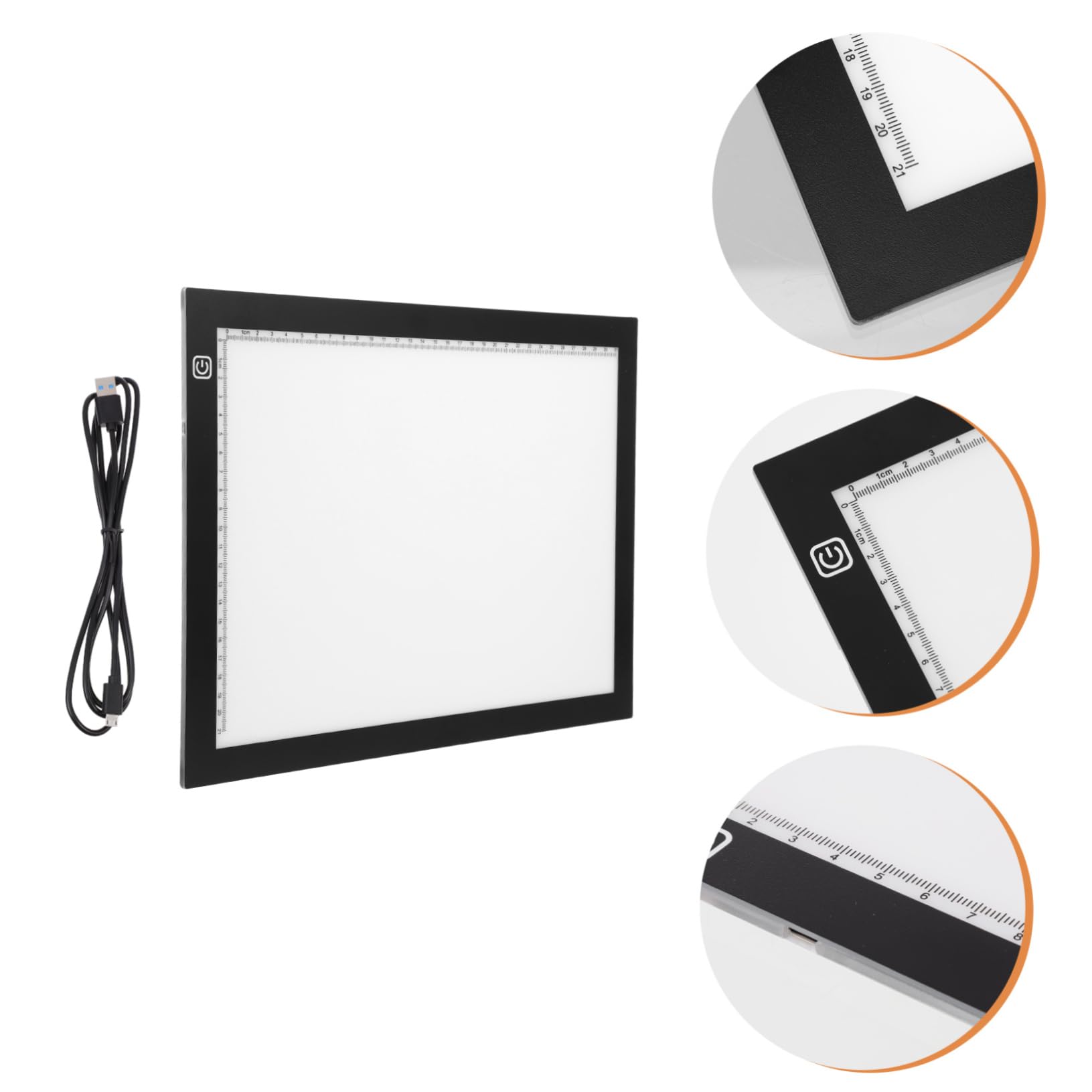 FONDOTIN 1Set Tracing Light Box Portable Light Table for Easy Drawing Calligraphy High Transmittance Board with Brightness Convenient for Artists Designers