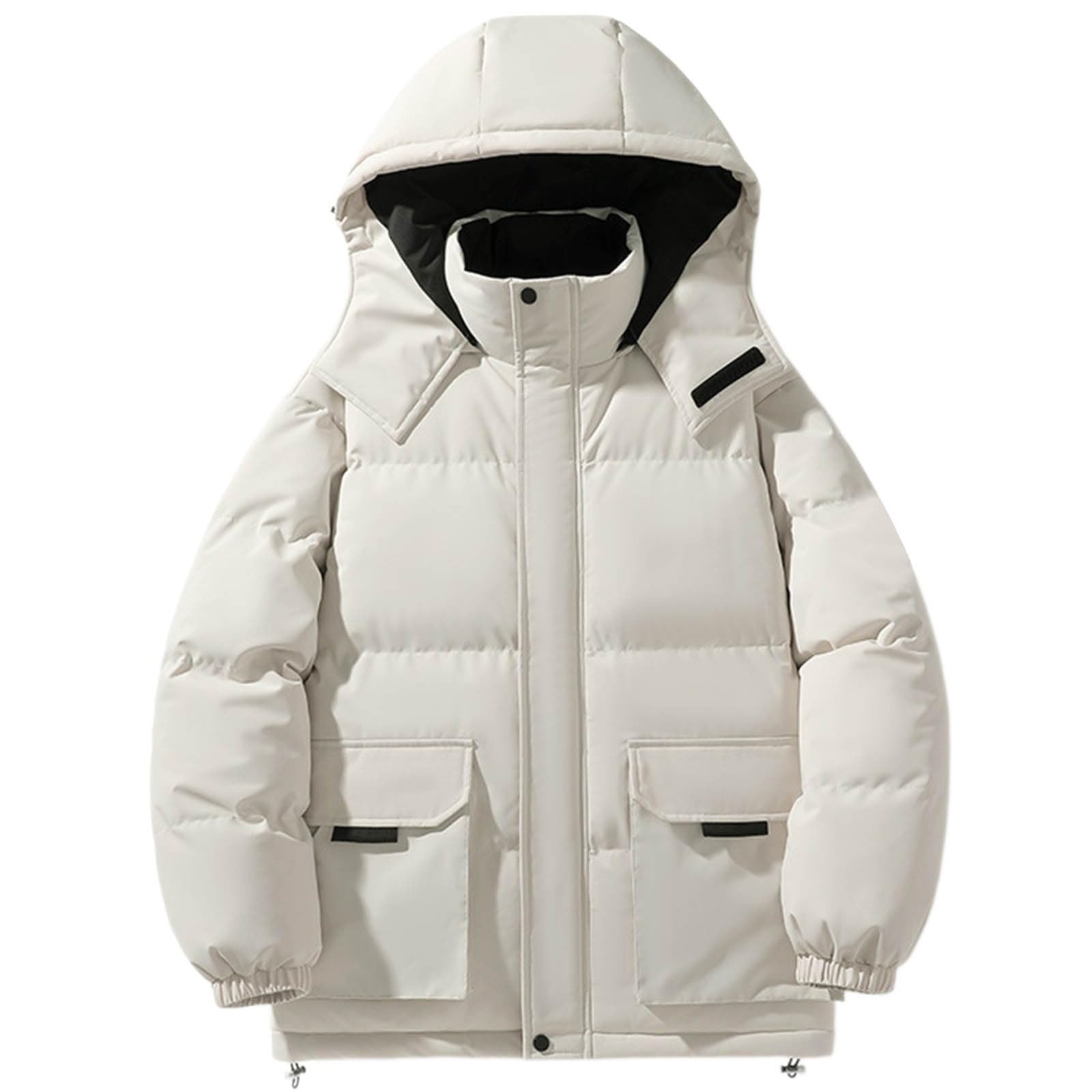 Sobretudo Homem Abrigo Hombre Gabardina Hombre Parka Abrigo Tres Cuartos Men Warm Fashionable Hooded Down Jacket Parkas Militares Parka Invierno Larga Negro Verde Chaqueta Abrigos De Paño Plumas Paño