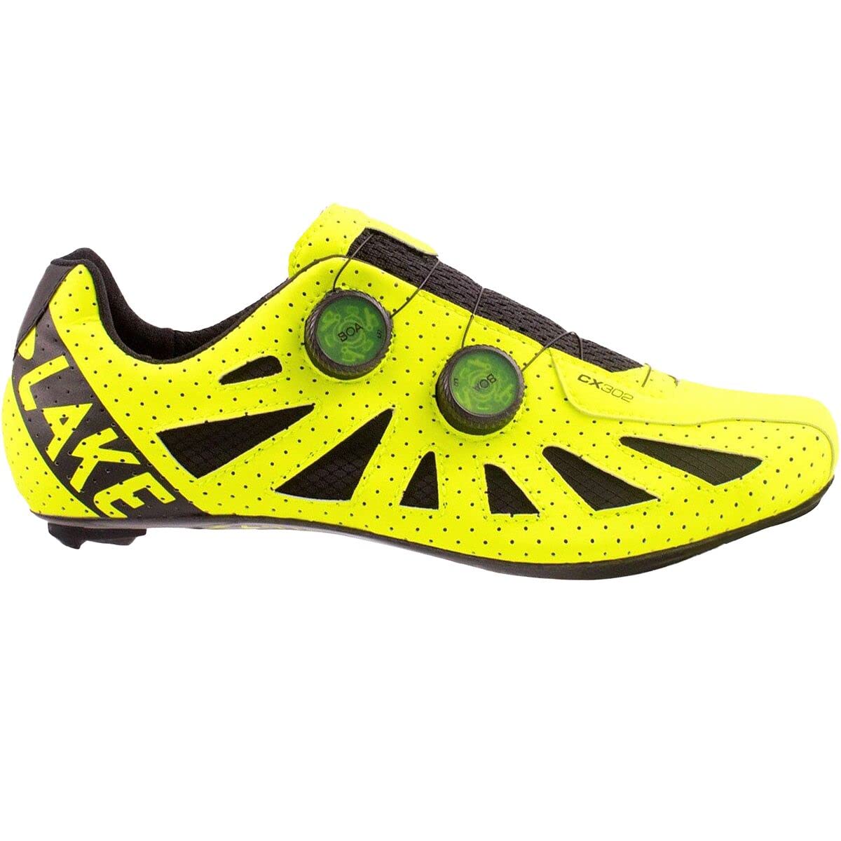 CX302 Extra Wide Cycling Shoe Men's Hi-Viz Yellow/Black,