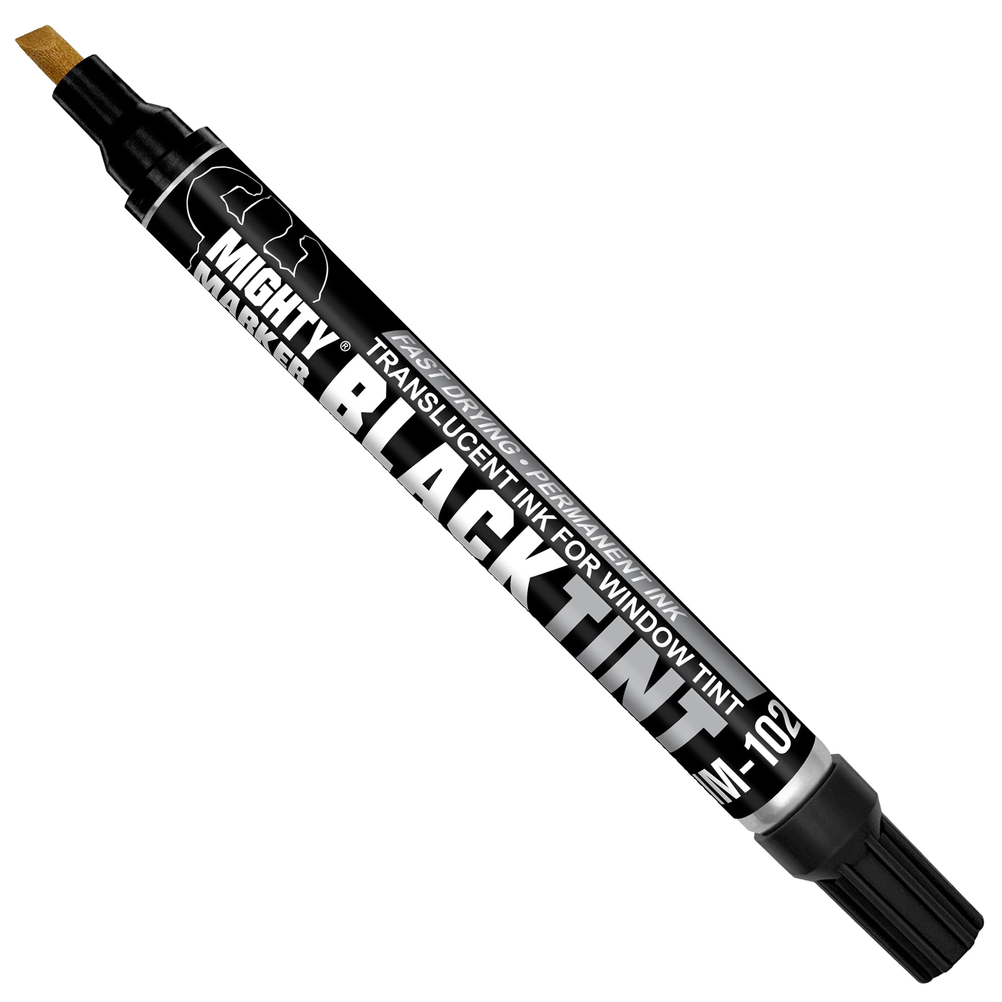 Amazon.com: Mighty Marker IM-102 Black Tint Ink Marker, Chisel Tip