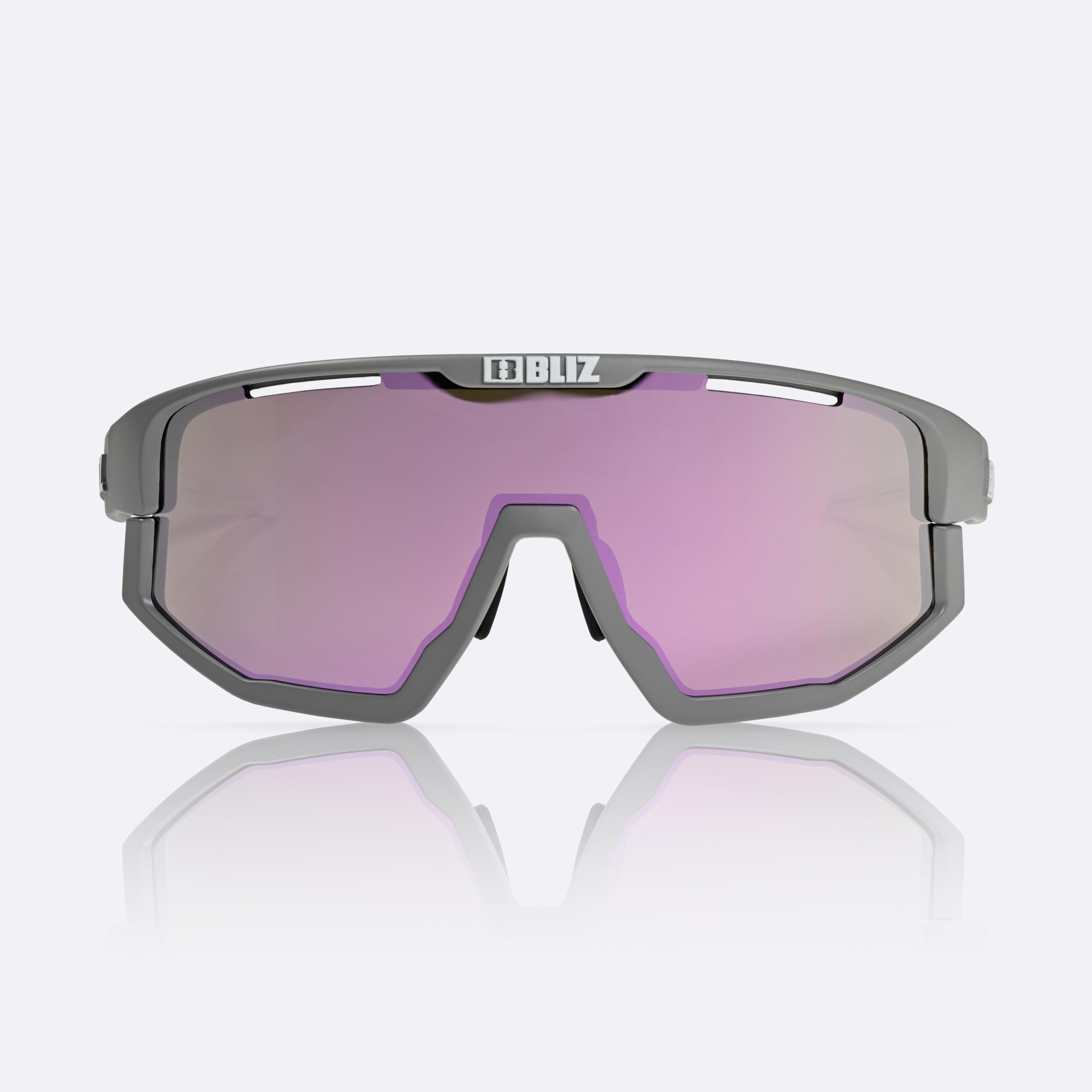 Bliz Vision Sonnenbrille - matt light grey frame, brown with rose multi