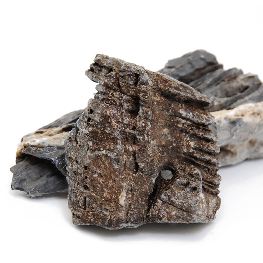 Amazon | 形状お任せ 積層石 サイズミックス 3kg（約5～20cm