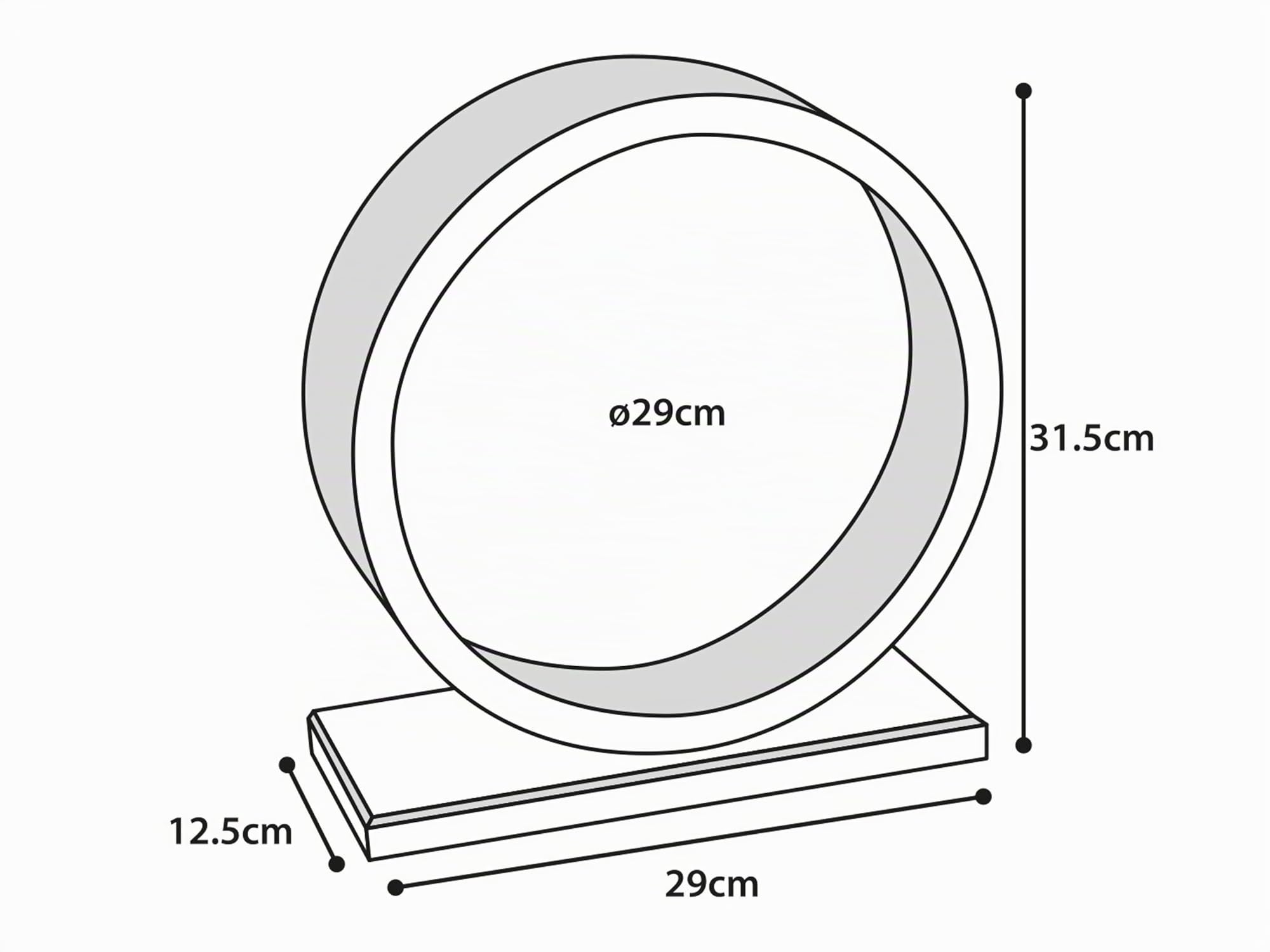 Karlie 84199 Bogie Wheel Rueda de Madera 30 cm, Wonderland, L