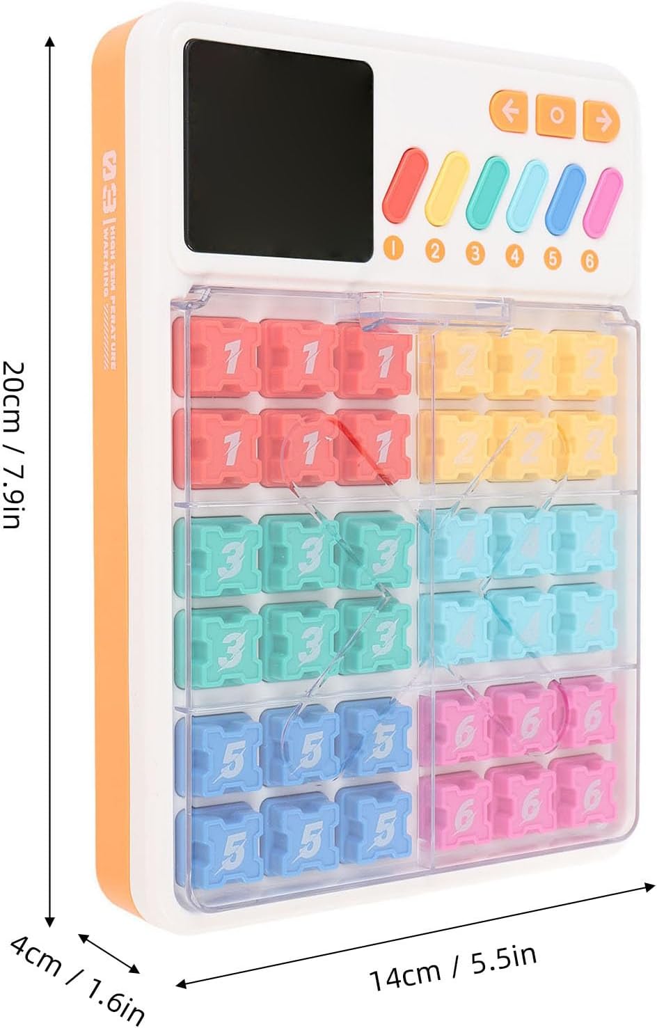 Sudoku Puzzle Game, 4x4 Grid 3500 Challenges Educational Brain Teaser Puzzle, Portable Electronic Travel Game with Real Time Feedback for Kids Boys Girls All Ages Gifts