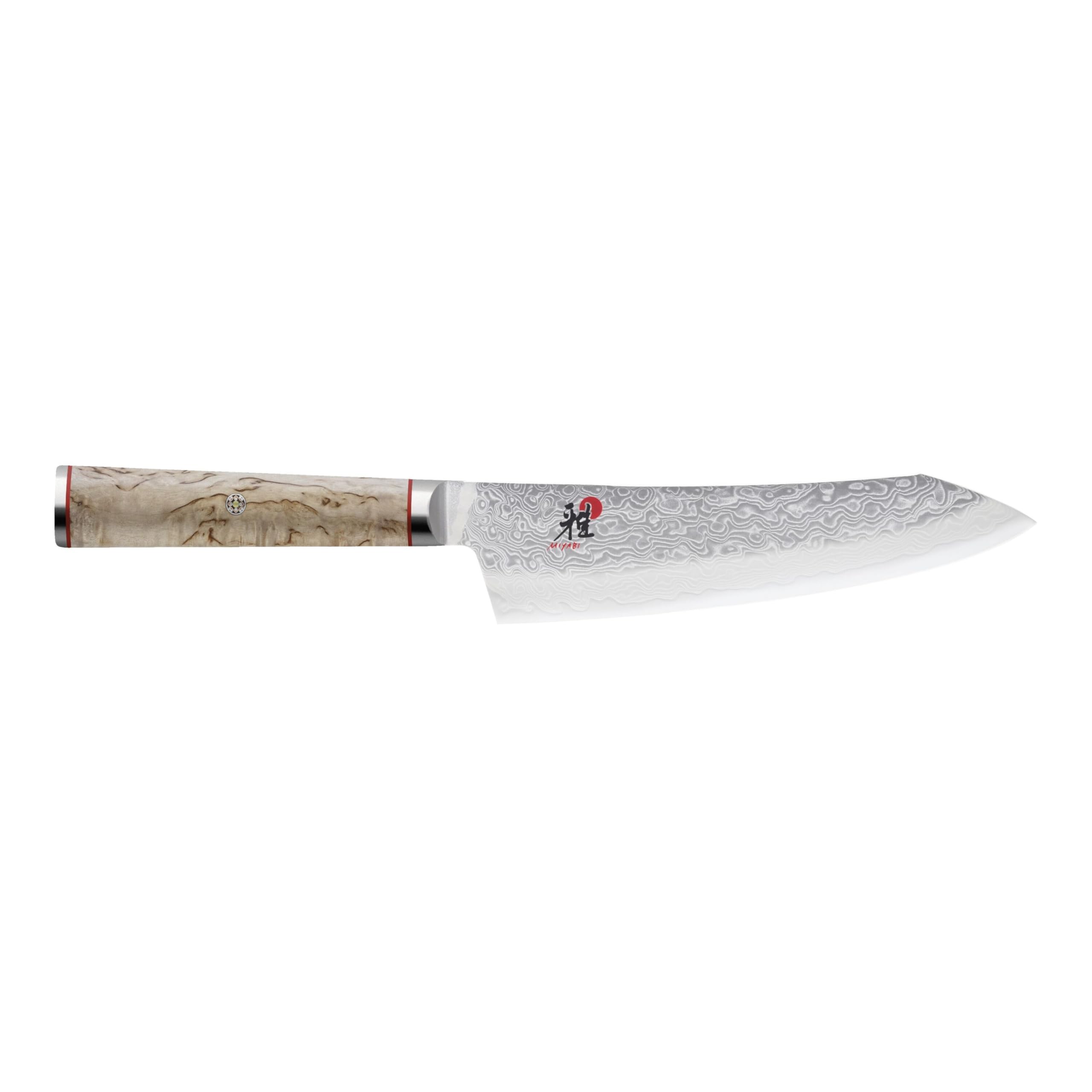 Coltello Santoku Miyabi 5000 MCD 18 Cm - Lama In Acciaio CRYODUR, Manico In Betulla Masur, Damasco Giapponese