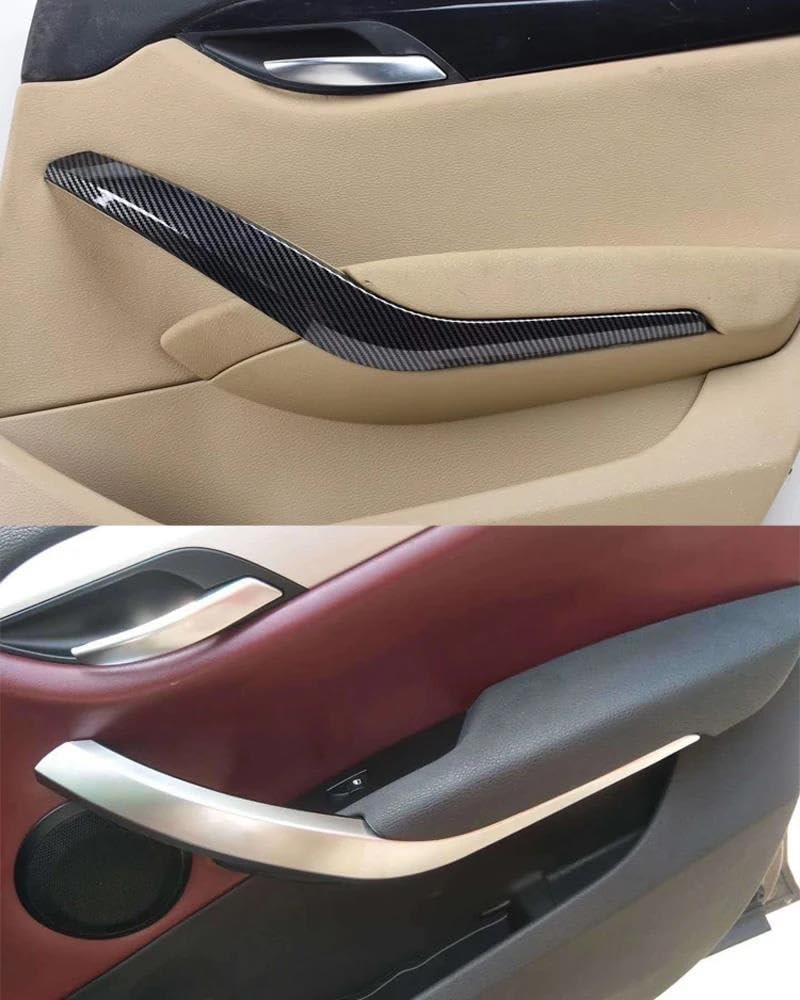 4 Maniglie Interne In ABS Per BMW X1 E84 (2010-2016), Coperture Pannello Porta, Colore Nero Lucido, Accessori Styling Auto