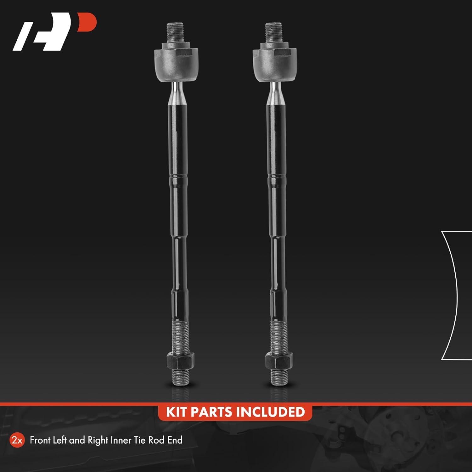 A-Premium 2 x Front Inner Tie Rod Ends, Compatible with Kia Soul 2020-2023, Seltos 2021-2023