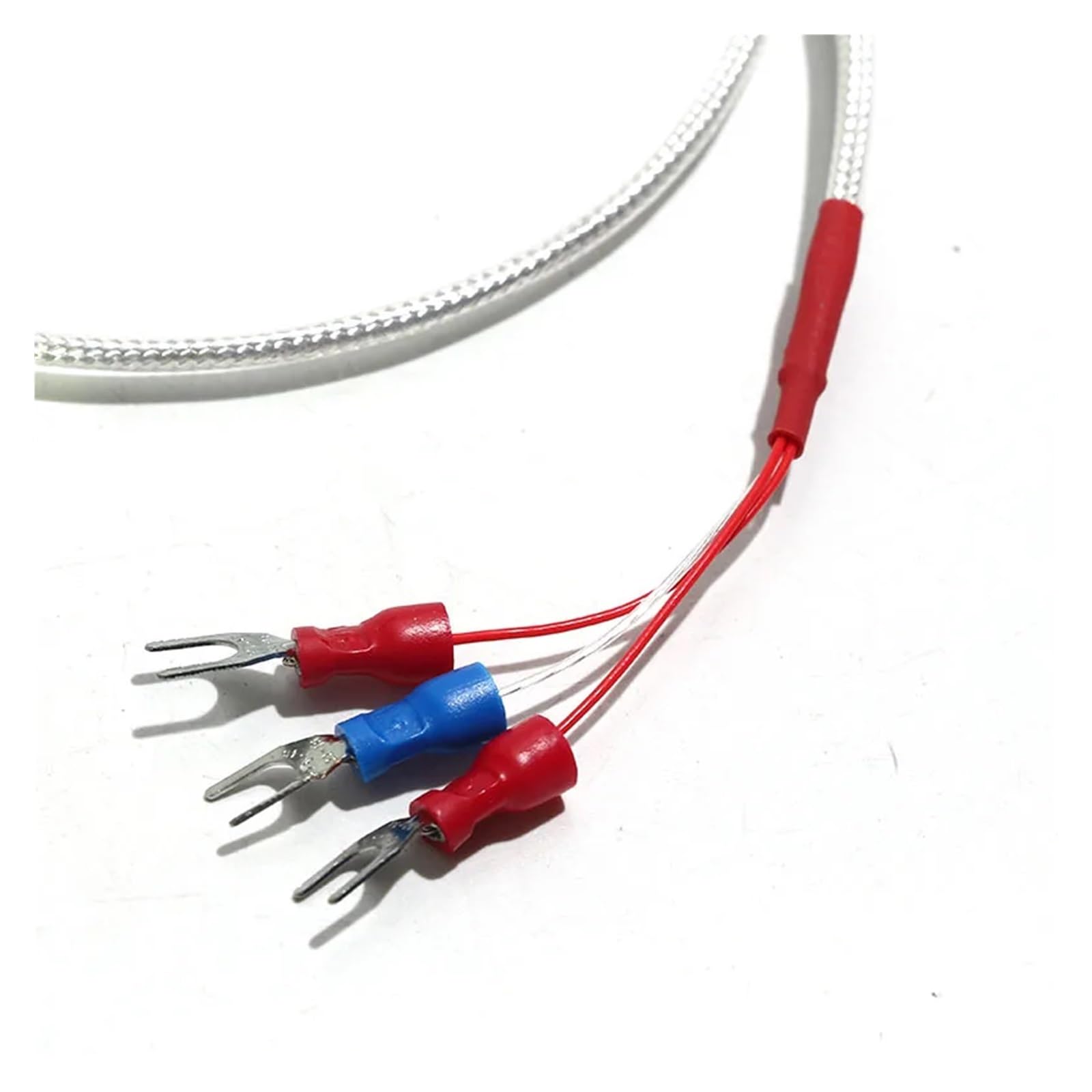 Sensor de temperatura de adsorción magnética fuerte PT100, con cable blindado plateado de tres núcleos, 0~350 ℃, 1M-5M, 1 ud.(Cable Length 5m)