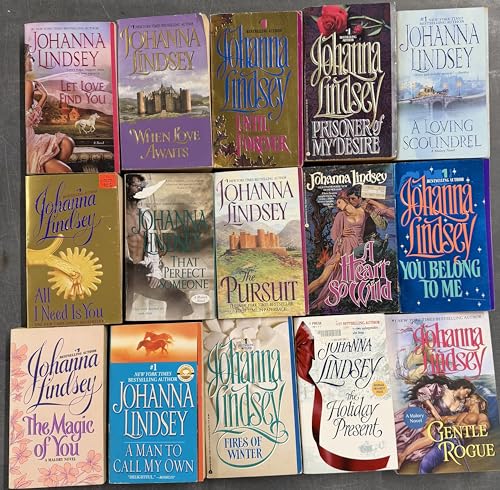 Johanna Lindsey Romance Novel Collection 15 Book Set