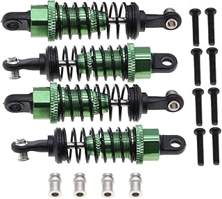 4pcs Aluminum Front&Rear Shock Absorber Kits for 1/18 RC Wltoys A959 A969 A979 K929 Parts Buggy Truck Rally Car Upgrades - coolthings.us