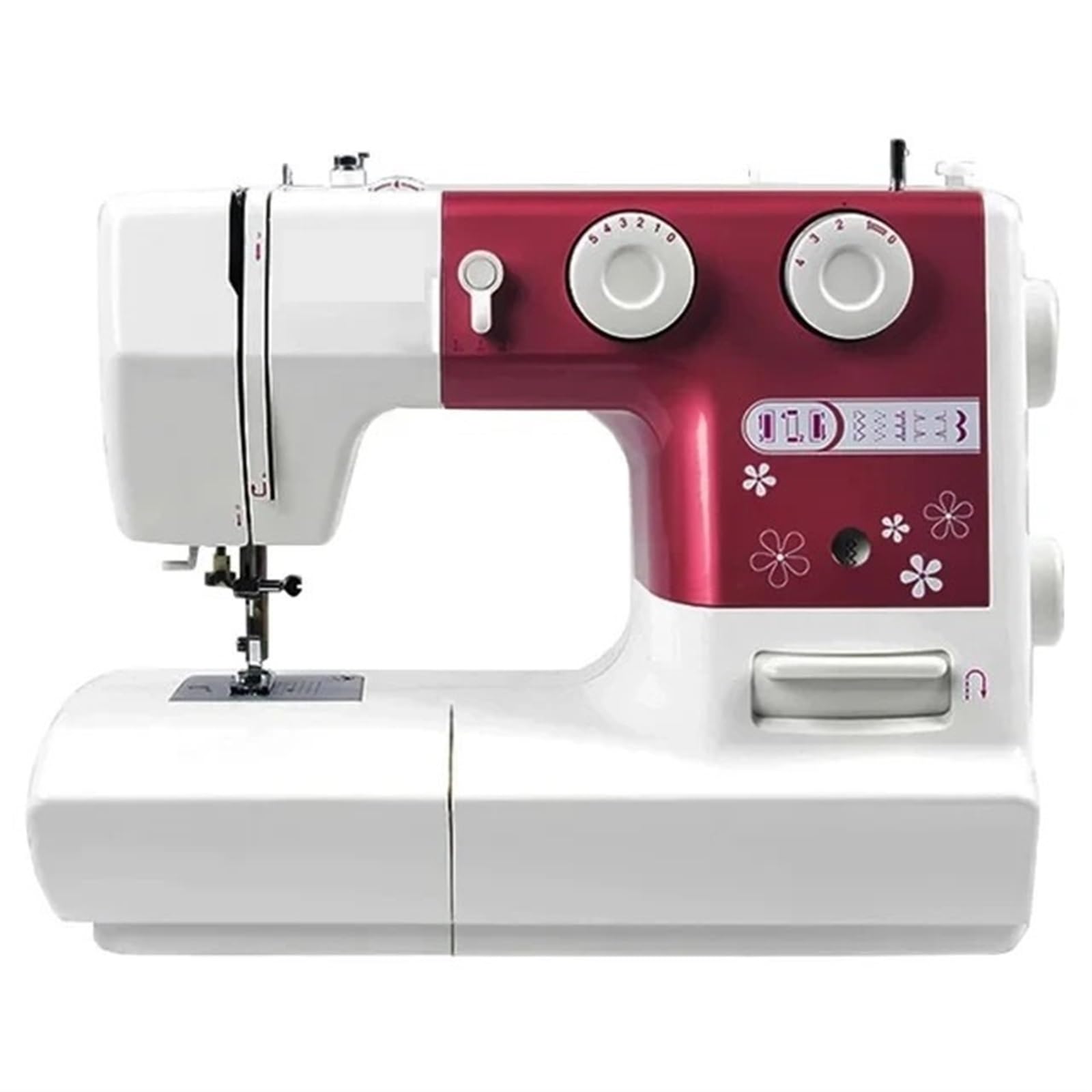 Edede One Color Sewing Machine, 60W Heavy-Duty Sewing Machine With Built-In 8-Needle Multifunctional Household Sewing Machine Thick Lockable Edge Sewing Machine