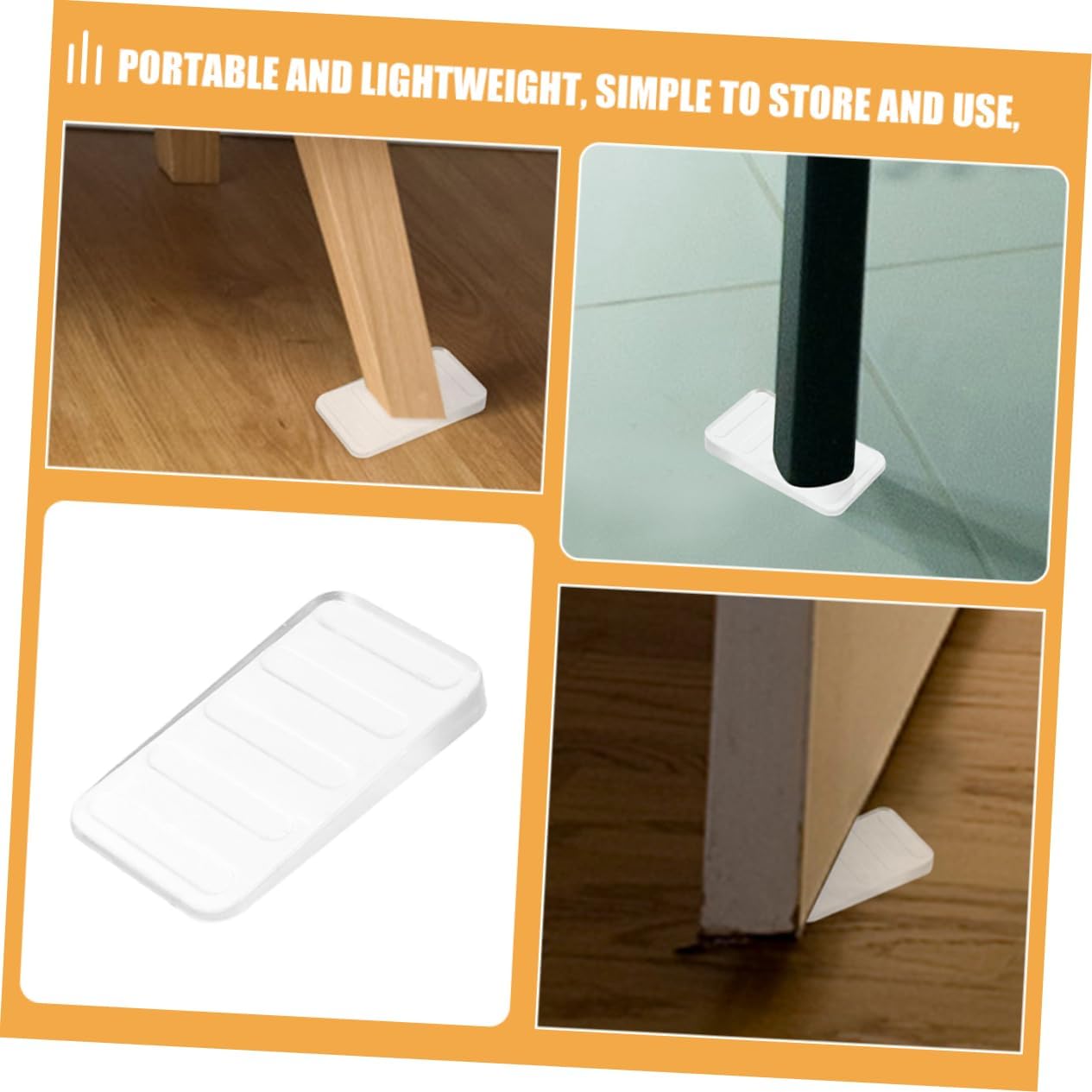 8pcs Furniture Level Spacers Plastic Shims for Table Leg Leveling Home Use Levelers Shims