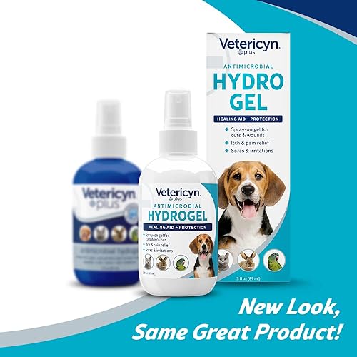 Miniatura 5 de Vetericyn Plus Dog Wound Care Hydrogel Spray Healing Aid and Wound Protectant, Sprayable Gel to Relieve Dog Itchy Skin, Safe for All Animals. 3