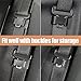 Auto Sicherheitsgurt Schnalle Clip,Auto Sicherheitsgurt Schnalle Halter,Auto Sicherheitsgurt Stowage Adjuster Schwarz