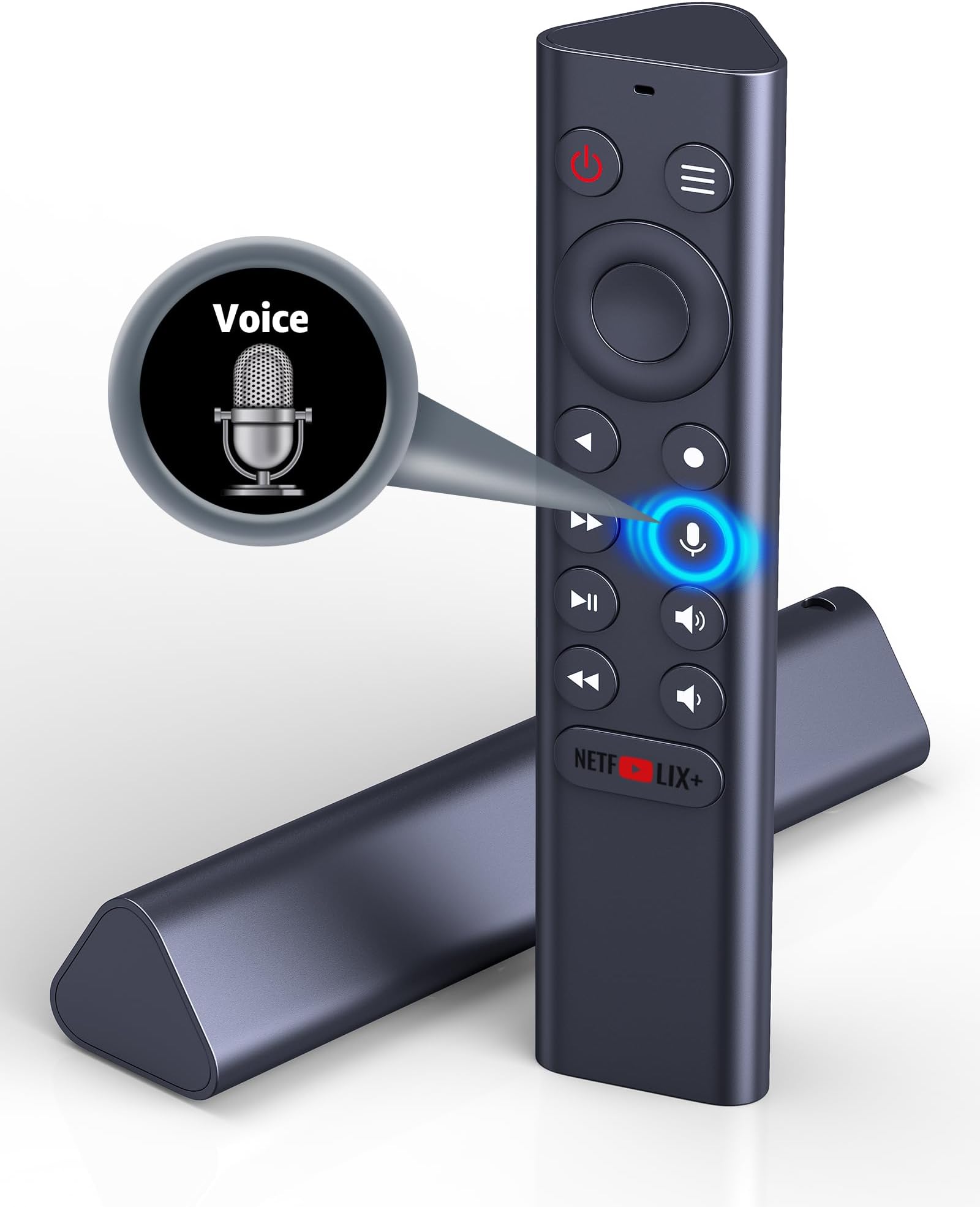 Replacement Voice Remote for NVIDIA Shield TV 2015 2017 2019 Series NVIDIA Shield Android TV Pro with Motion-Activated Customizable Menu Buttons IR Blaster Function