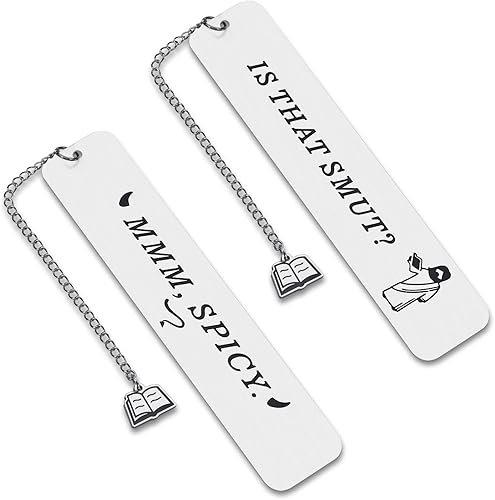 Regalos divertidos para amantes de los libros, hombres y mujeres, marcadores de doble cara, regalos para mejores amigos, lectores, mejores amigos,