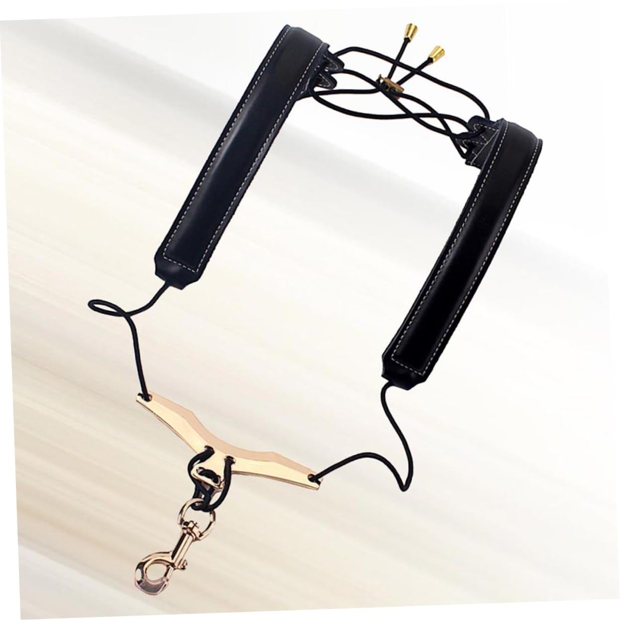 LIFKOME Saxophone Strap Tenor Saxophone Alto Saxophone Accessories Saxophone Alto Saxophone Neck Band Belt Neck Strip Cowhide Neck Strap Saxophone Neck Strap Black