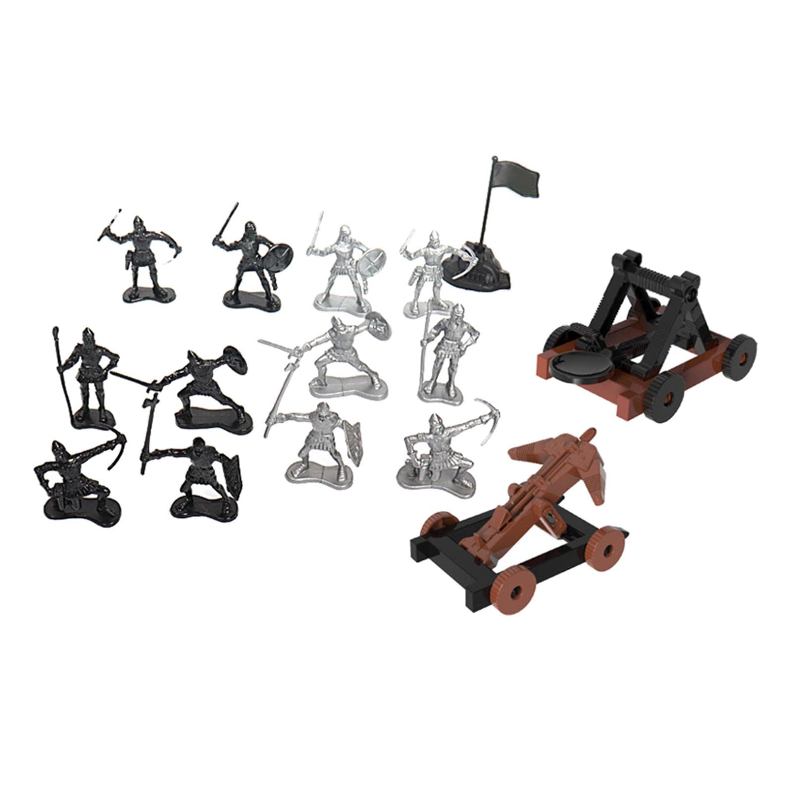 Meadawgs® PVCMedieval Knight Soldier Action Figure Army Infantry with Chariots C|Toys & Hobbies | Building Toys |1 Pack Ancient Soldier Figures Model Set-image-31
