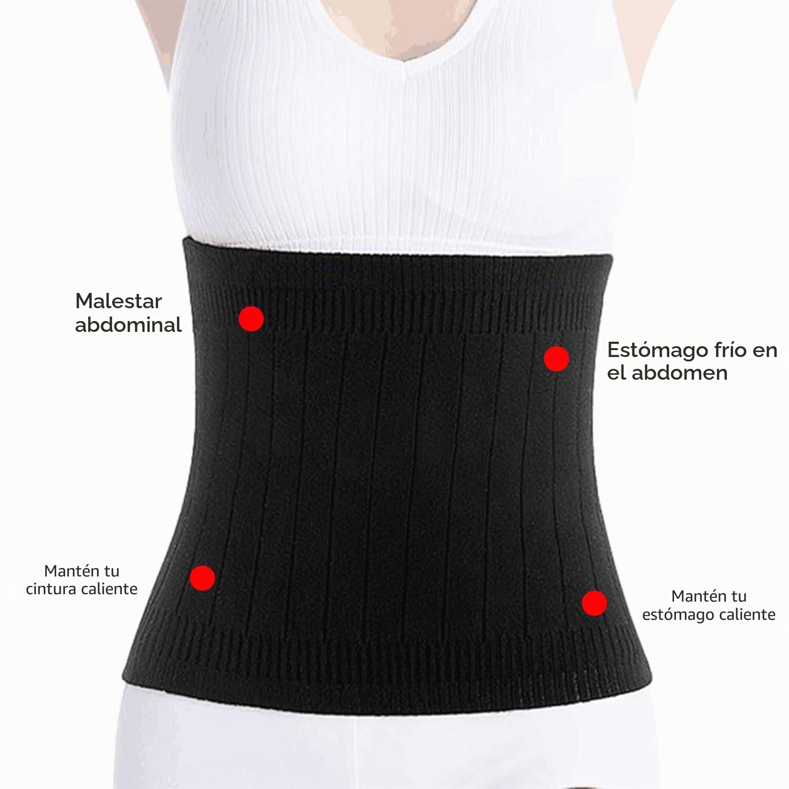 Comioke Calentador de Espalda,Cinturón de Calor para Lumbares,Cinturón Calentador de Invierno,Faja Lumbar Caliente para Hombres Mujeres para Cintura de Apoyo Caliente Dolores Menstruales