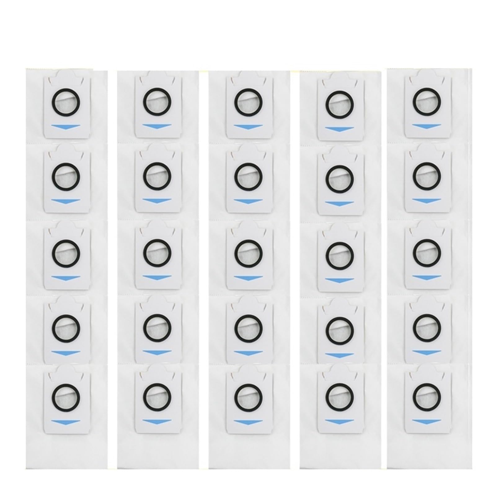 UKDNAEUF Dust Bags .Compatible for DEEBOT X1 Plus / T10 Plus. Vacuum Cleaner Parts Garbabage Bag Dirty Bag(25pcs)