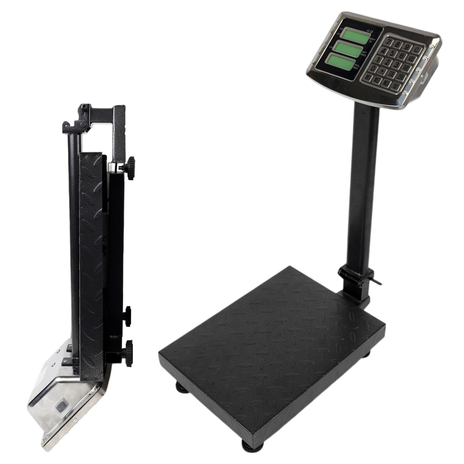 Amazon | [MRG] デジタル台はかり スケール 最大計量150kg 折り畳み式