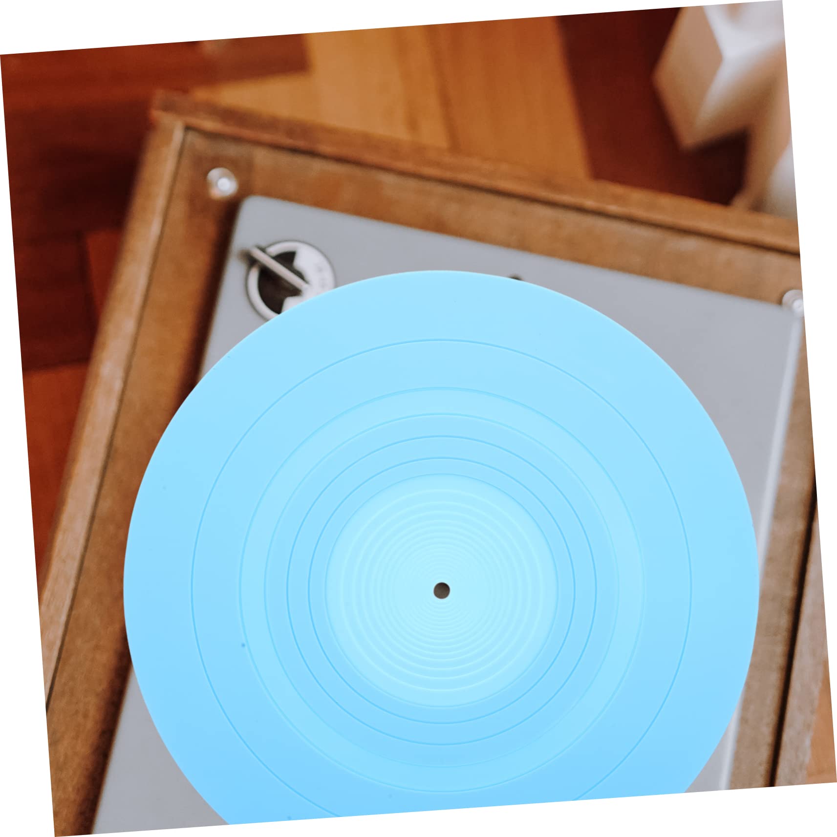 VICASKY Alfombrilla para tocadiscos – Base de vinilo – Estática de silicona para tocadiscos