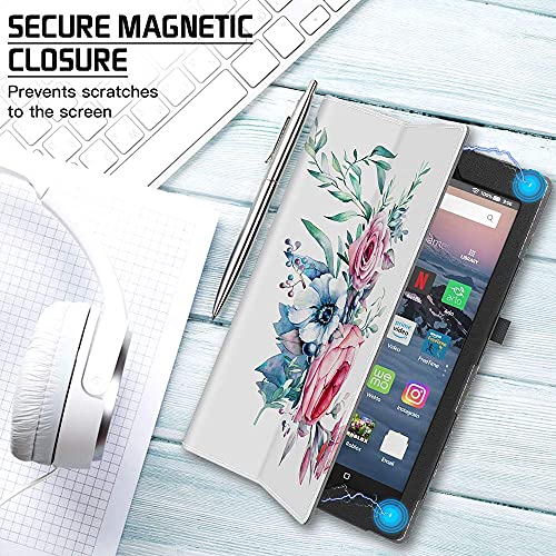 Vori AMAZON FIRE HD 10 TA Blet (9Th/7Th/5Th Generation,2019/2017/2015 Release) - Premium Pu Leather Slim Fit Smart Stand Cover With Auto Wake/Sleep For Fire Hd 10.1 Inch Tablet thumb #6