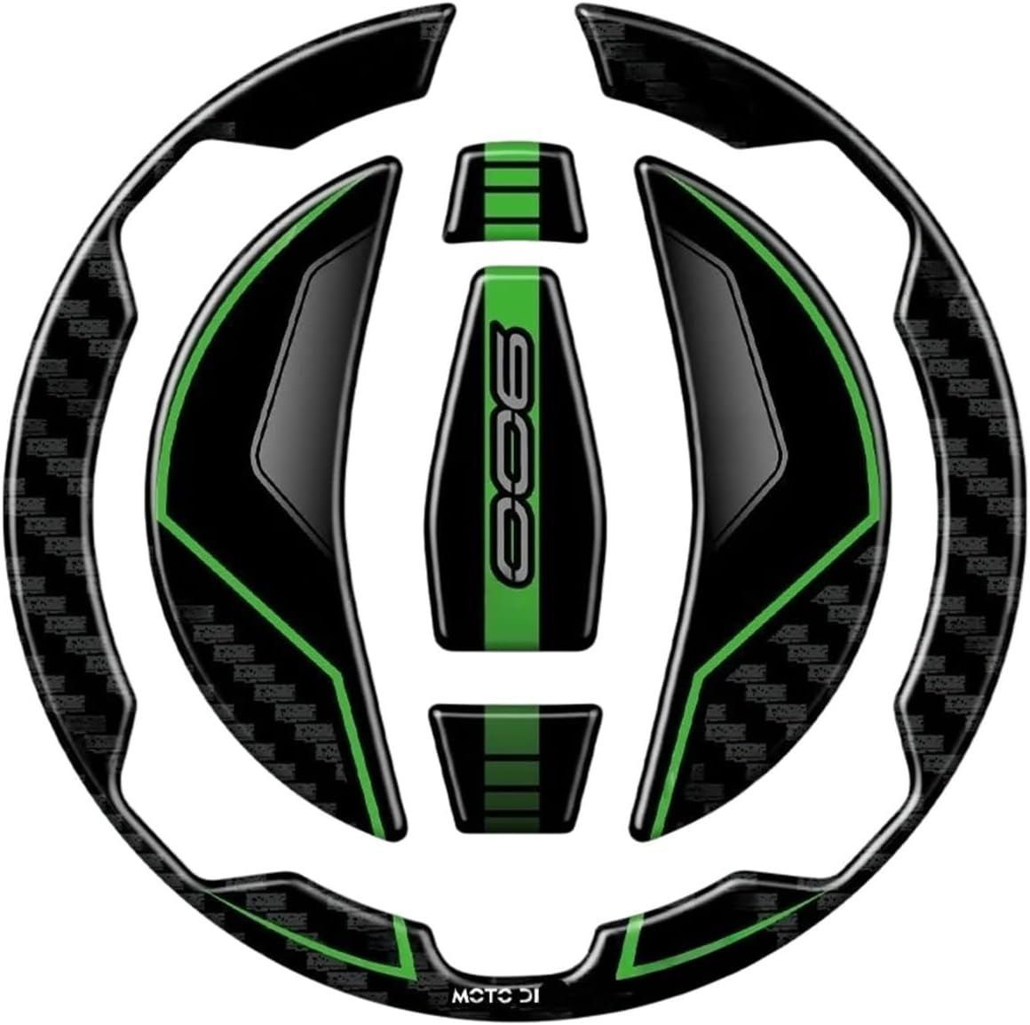 Motorcycle Tank Sticker for Z-900 2023-2024 3D Motorcycle Accessories Fuel Tank Pad Cap PVC Sticker Protection Traction Decal.