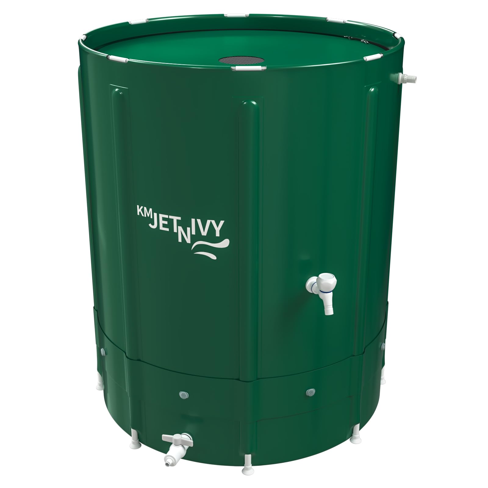 KMJETNIVY Rain Barrel 132G Anti-Collapse Collapsible Rainwater Collection System,Portable Water Storage Tank,Garden Water Catcher