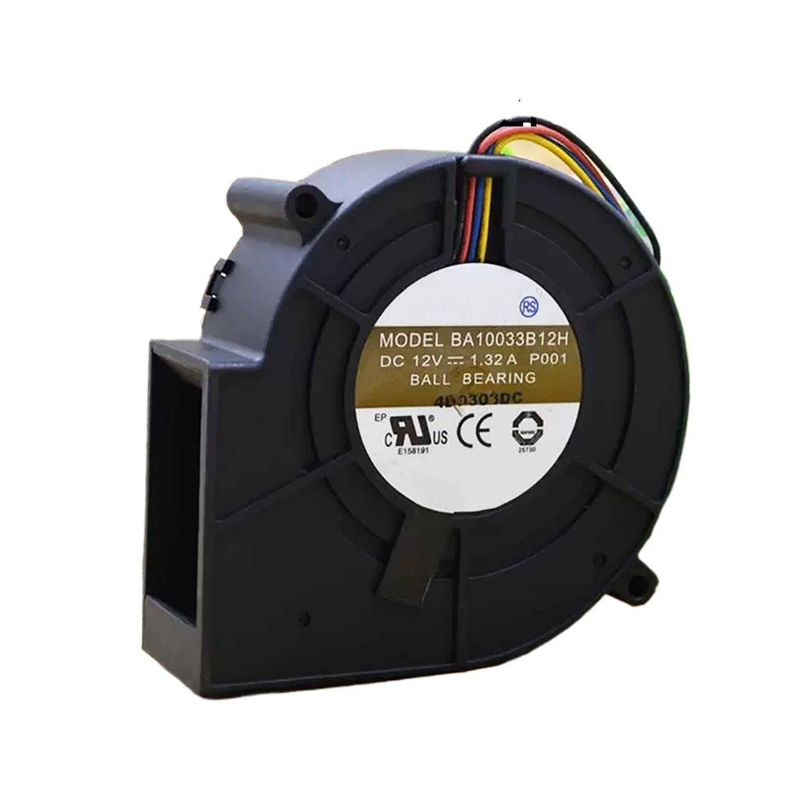 YLPWKMVZ Radiator 97 * 97 * 33MM BA10033B12H 12VDC 1.32A 4-wires Silent Case cooling fan