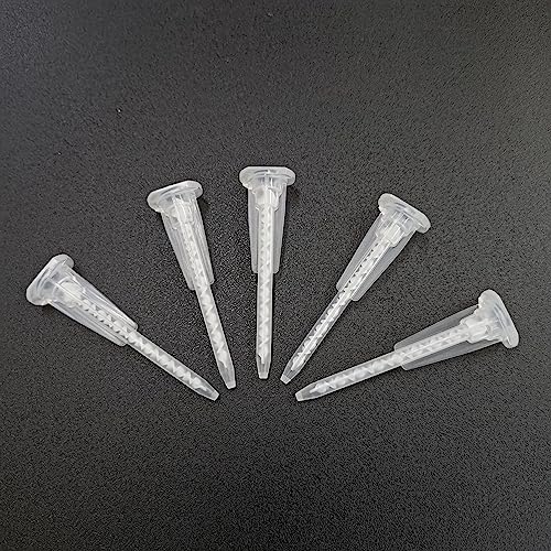 CosmoMix Helical Static Mixer Nozzle Tube Tip, Bayonet Connection, 2.44 Inches, 17 Elements