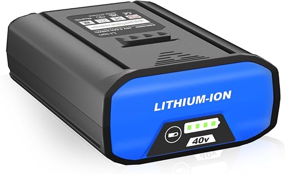 40V 6.0Ah Battery, Replacement for Kobalt 40V Lithium-Ion Tools Fits KB2540C-06, KB540-06, KB440-06, KB240-06, KB640-03 Mowers, Blowers, Trimmers & Chargers