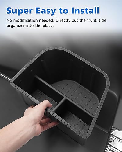 Miniatura 7 de Karltys Organizador de maletero para SUV, 2 unidades, organizador de maletero de automóvil, cajas de almacenamiento impermeables, organizador de