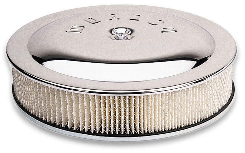 Moroso 65911 Chrome Flat Bottom Air Cleaner