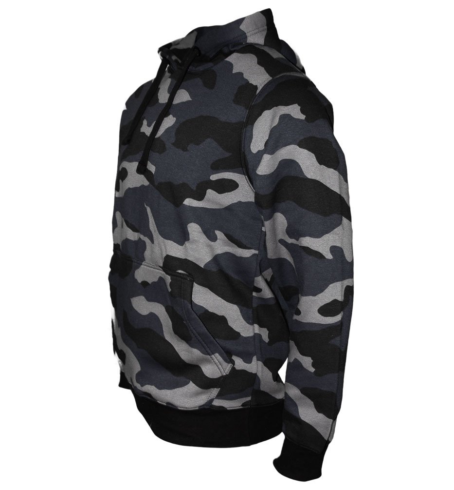 ROCK-IT Apparel® Sweat a Capuche Homme Worker Hoodie Sweatshirt Pullover Hoody Taille S-5XL qualité 330g et très Doux Couleur Noir Camouflage blu Rosso Grigio