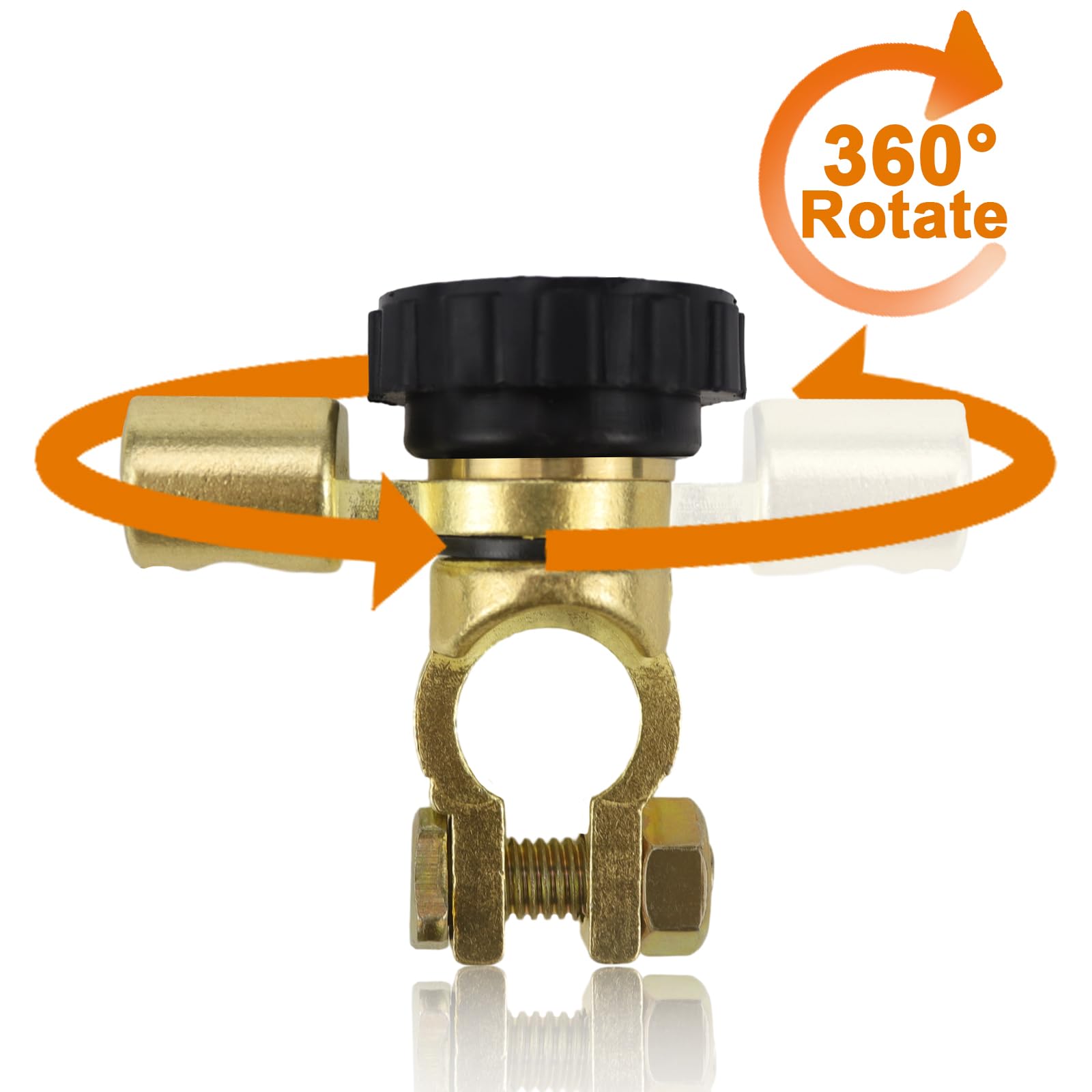 Morsetti Batteria Auto - 2 Pezzi, Positivo E Negativo, In Rame Stagnato, Per Auto, Barche, Camper - Foto 11