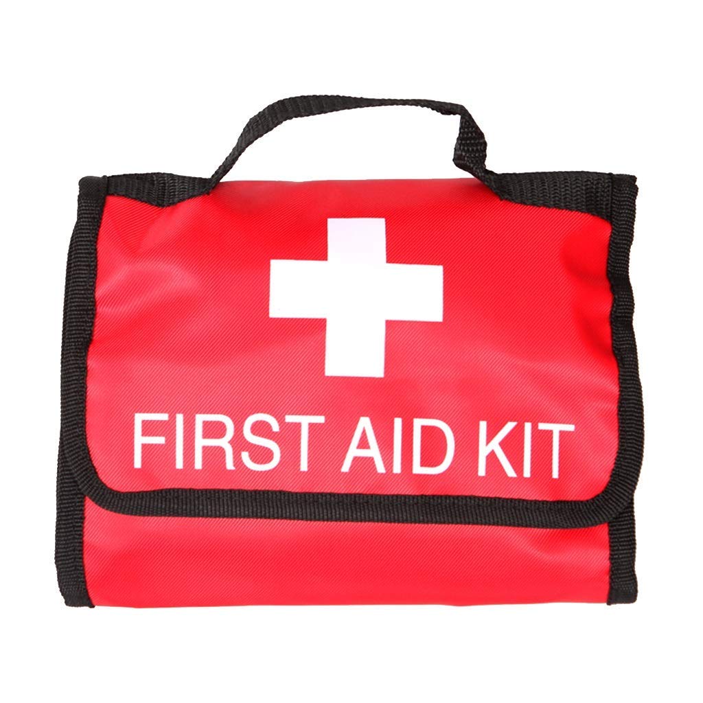 Kit di pronto soccorso di sopravvivenza all'aperto, borsa medica per attrezzature di salvataggio, kit da viaggio, borsa medica domestica borsa di pronto soccorso per auto (colore: rosso), colore: blu