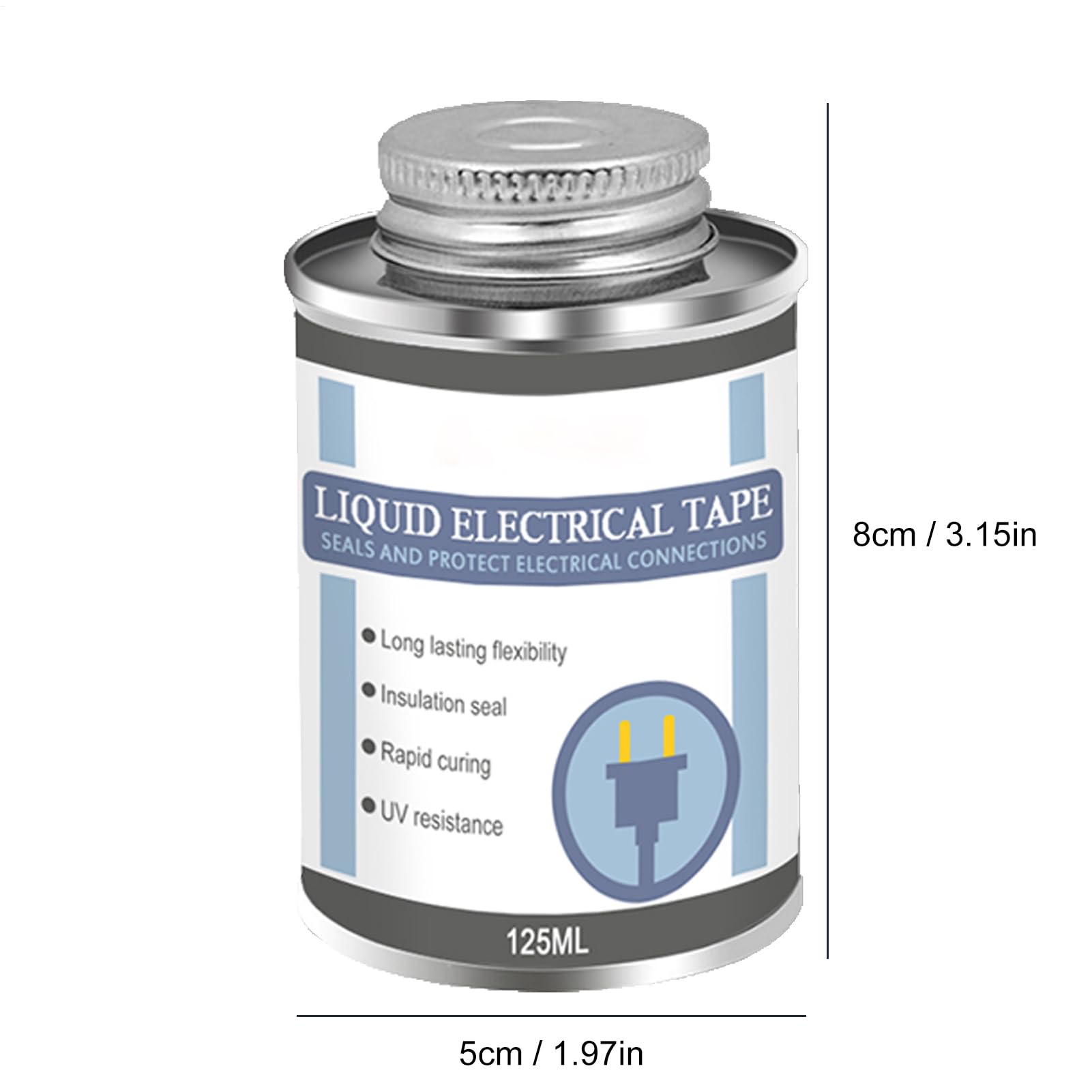 Liquid Insulating Rubber Coat, 125ML Liquid Electrical Tape, High Temperature Resistant Liquid Insulation Tape - Image 2