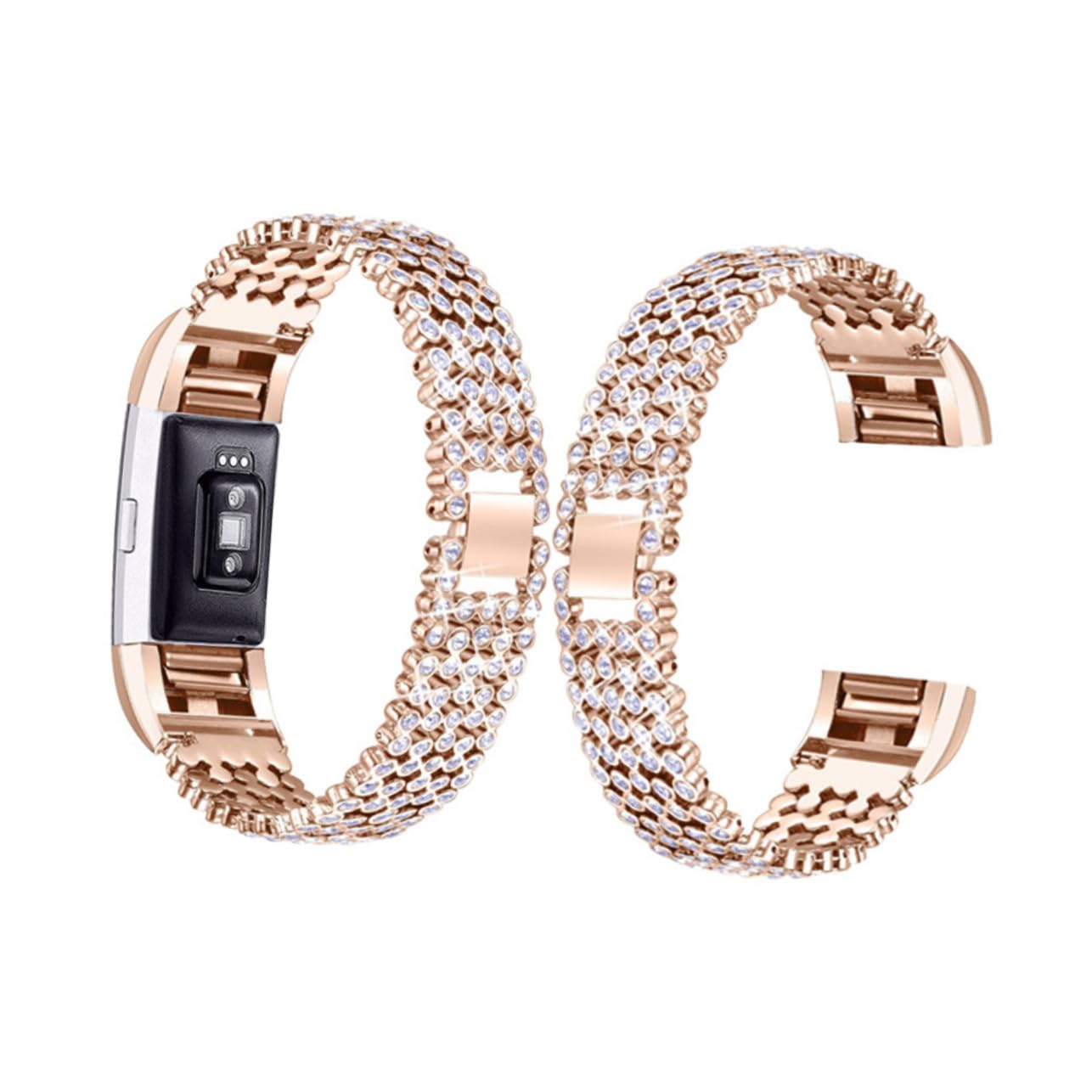 PartyKindom 3 Uds Pulsera De Acero Inoxidable Carga Ajustable 2 Pulsera Correa De Reloj Para 2 Reemplazo De Metal