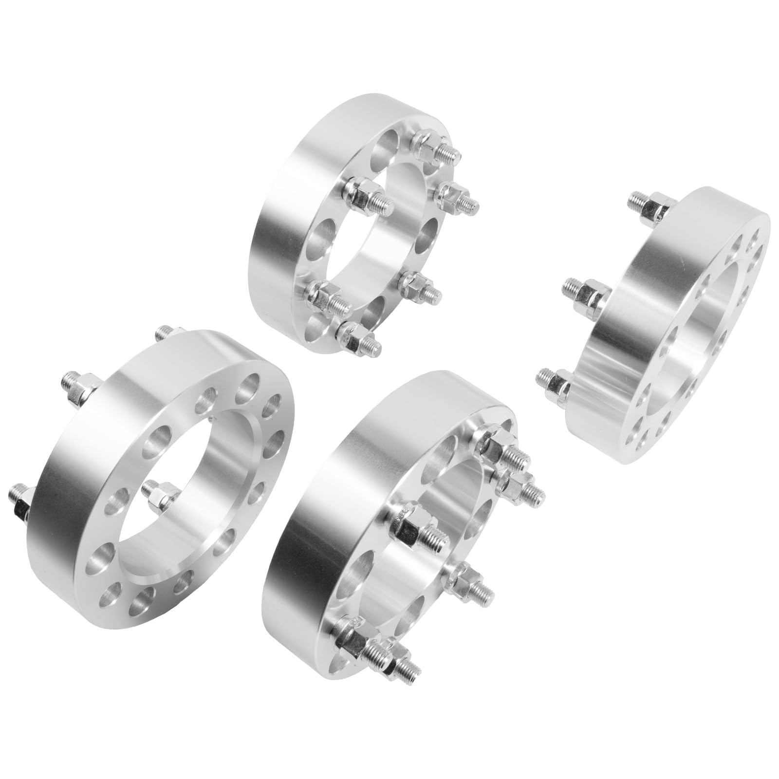 Separadores de ruedas de 4 piezas con 6 pernos de 139,7 mm y 38 mm para T-Yota, Honda Passport, Mitsubishi Montero, Land Cruiser, 4Runner, Lexus, Isuzu, FJ Cruiser, Hilux y Dodge