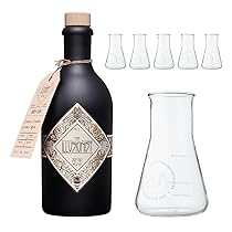 The Illusionist Dry Gin 500 ml + The Illusionist Distillery Set di 6 Bicchieri da Gin & Tonic