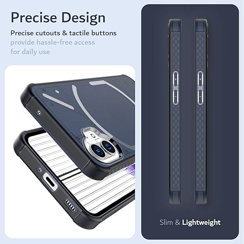 Miniatura 7 de TUDIA SKN - Funda para teléfono (1) de ajuste resistente, a prueba de golpes, anti-amarilleamiento, agarre delgado, poliuretano termoplástico